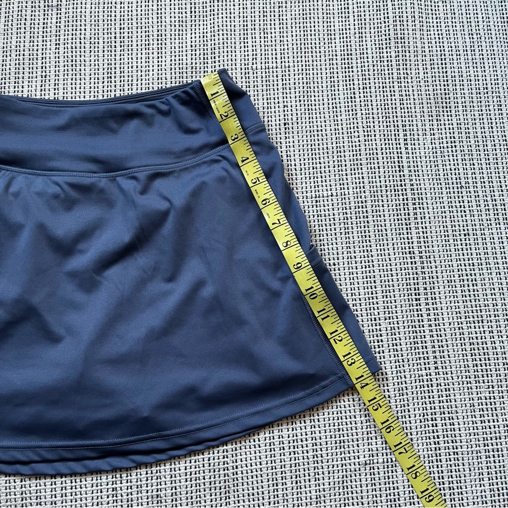 Nicole Miller Sport Deep Blue Activewear Work Out Skort Size M - Picture 6 of 6